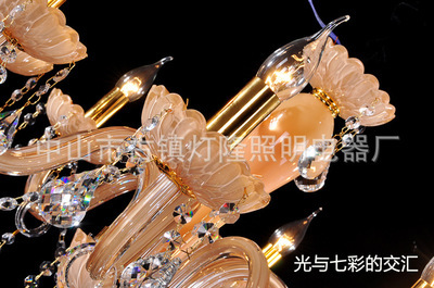 【貴婦豪華矮型K9水晶燈 臥室燈 餐廳吊燈 蠟燭水晶燈批發(fā)客廳燈】?jī)r(jià)格,廠家,圖片,吊燈,中山市古鎮(zhèn)燈隆照明電器廠-